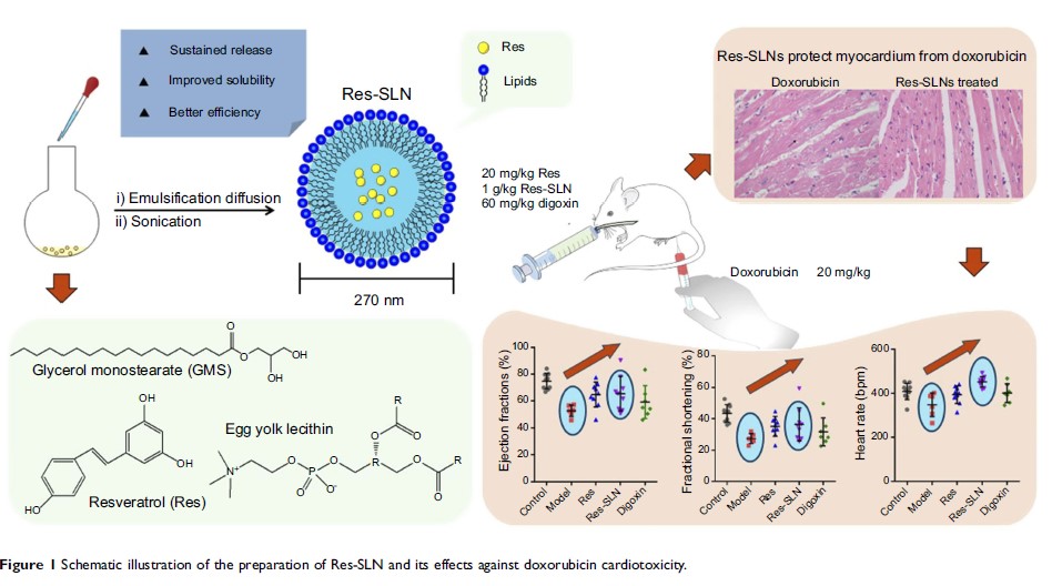 Figure 1 Schematic illustration of the preparation of Res-SLN and...